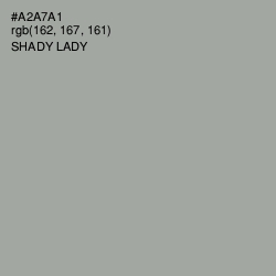 #A2A7A1 - Shady Lady Color Image
